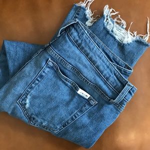 Joe’s Ankle Raw Edge Jeans